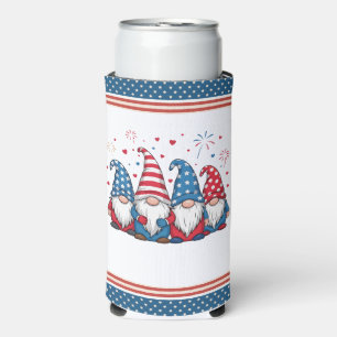 Enfriador De Latas Slim Adorables Gnomos de Dibujos Animados de EE. UU.-68