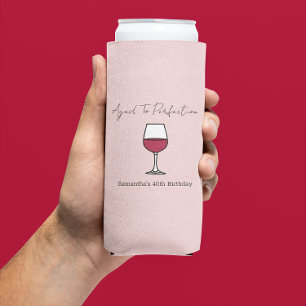 Enfriador De Latas Slim Ageto A Perfection Wine 40 cumpleaños