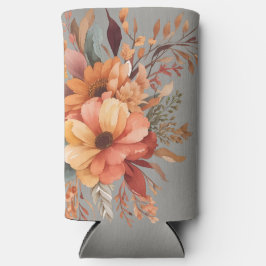 Enfriador De Latas Slim Agradecido y agradecido Día de Acción de Gracias F