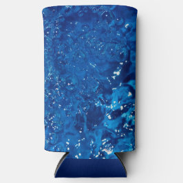 Enfriador De Latas Slim Agua azul