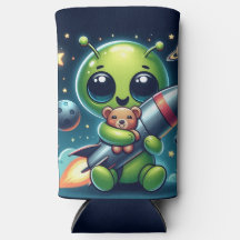ALIEN CON UN COHETE
