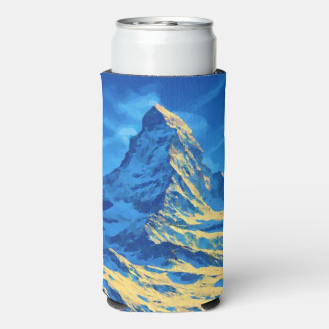 Enfriador De Latas Slim Alpes suizos de Matterhorn (Reverso Agua con Gas)