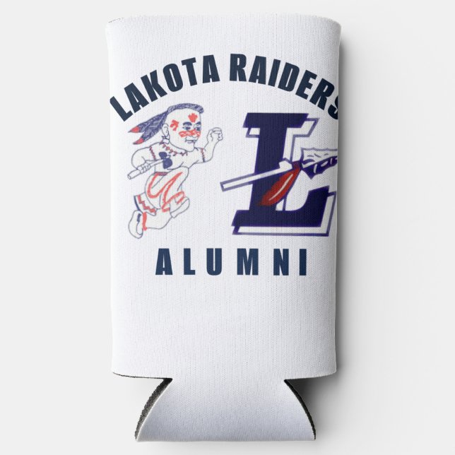 Enfriador De Latas Slim Alumnos de Lakota (Anverso)