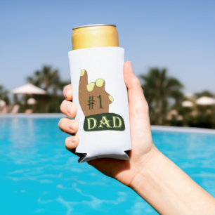 Enfriador De Latas Slim Amarillo verde #1 papá