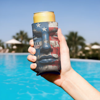 Enfriador De Latas Slim América en cada sorbo