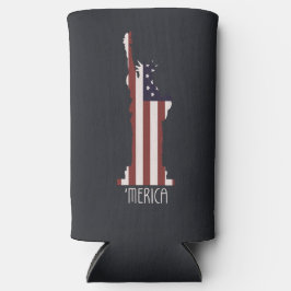 Enfriador De Latas Slim American Liberty