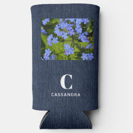 Enfriador De Latas Slim Añadir el nombre inicial de la foto, deslizador de