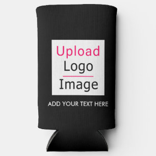 Enfriador De Latas Slim Añadir su logotipo y Personalizado Texto Moda empr