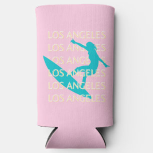 Enfriador De Latas Slim Angeles Travel Art, California, Travel Art, Preppy