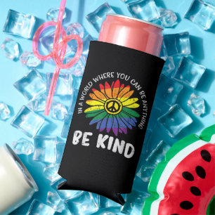 Enfriador De Latas Slim Arcoíris de Bondad Mundial