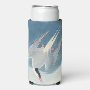 Enfriador De Latas Slim Arte de ave costera charrán ártico vintage de Audu