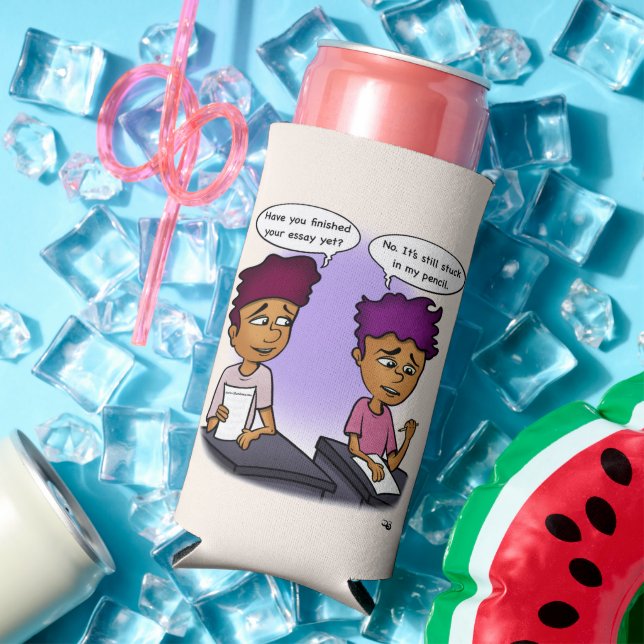 Enfriador De Latas Slim Atrapado En Lápiz (Verano in situ)