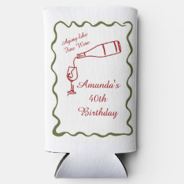 Enfriador De Latas Slim Avejentándose Como Un Buen Vino