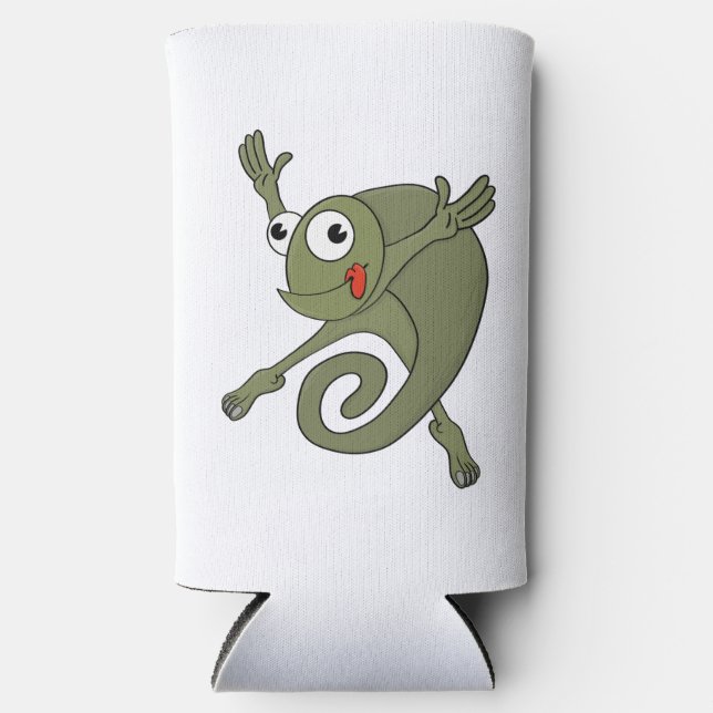 Enfriador De Latas Slim Awesome Chameleon (Anverso)