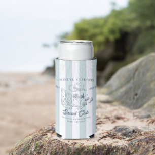 Enfriador De Latas Slim Bachelorette Coastal Cowgirl