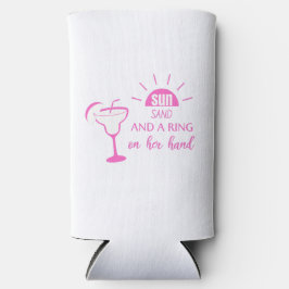 Enfriador De Latas Slim Bachelorette Koozie