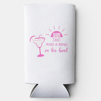 Enfriador De Latas Slim Bachelorette Koozie