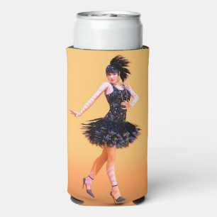 Enfriador De Latas Slim Baile Flapper Vintage