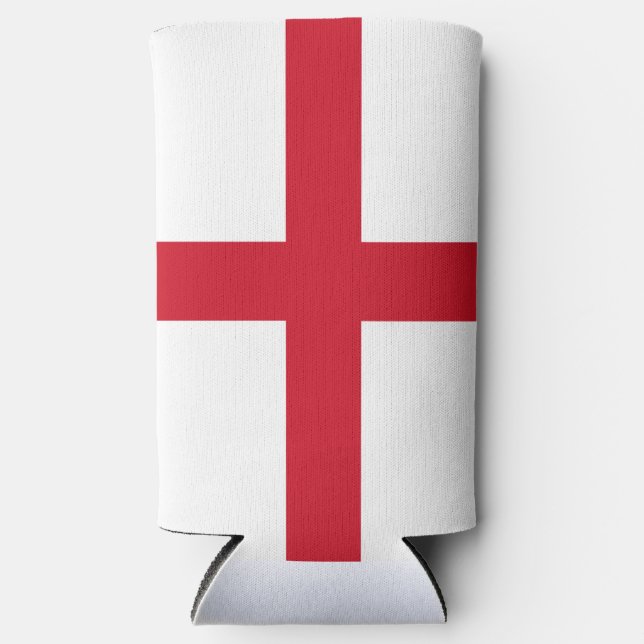 Enfriador De Latas Slim Bandera de Inglaterra (Anverso)