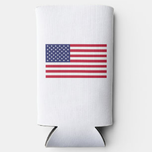 Enfriador De Latas Slim Bandera de los Estados Unidos