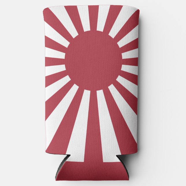 Enfriador De Latas Slim Bandera solar imperial en ascenso de Japón, Edo a  (Anverso)