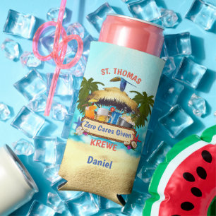 Enfriador De Latas Slim Bar Tiki de Playa Slim