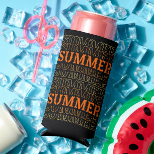 Enfriador De Latas Slim Bebida Clásica de Verano Antiguo