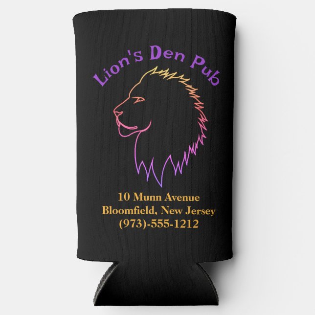 Enfriador De Latas Slim Bebida de promoción de negocios (Anverso)