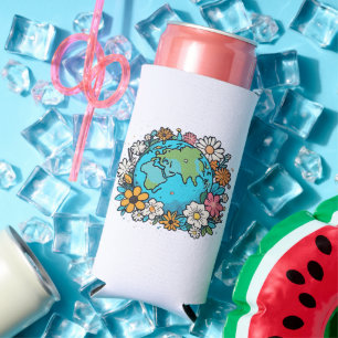 Enfriador De Latas Slim Belleza de la Tierra