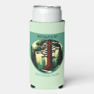 Enfriador De Latas Slim Belleza del Parque Nacional Redwood en California