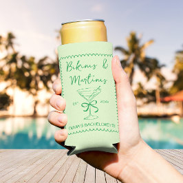 Enfriador De Latas Slim Bikinis ondulados a mano y soltera martinis