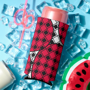 Enfriador De Latas Slim Blob Harlequin rosa