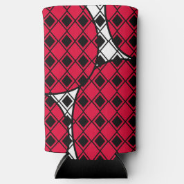 Enfriador De Latas Slim Blob Harlequin rosa