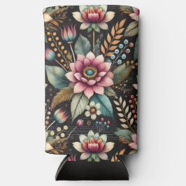 Enfriador De Latas Slim Blossomed Beauty