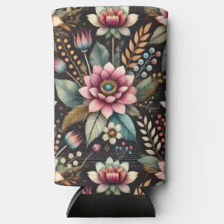 Enfriador De Latas Slim Blossomed Beauty