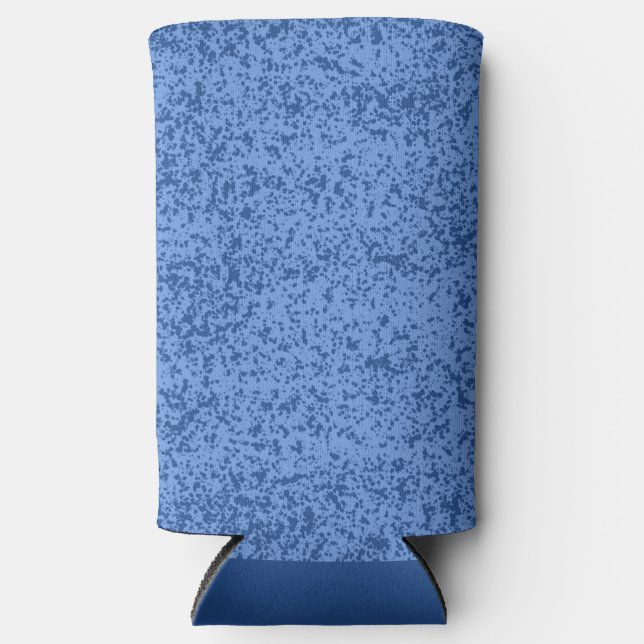 Enfriador De Latas Slim Blue Dot Chaos (Anverso)