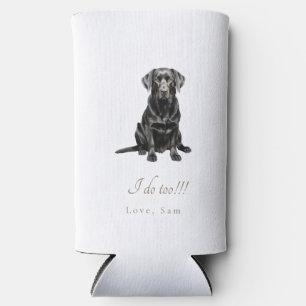 Enfriador De Latas Slim Boda Personalizada de Mascotas ¡¡¡También!!!