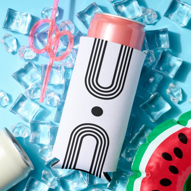 Enfriador De Latas Slim Boho celestial Sun (Verano in situ)