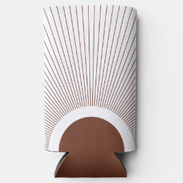 Enfriador De Latas Slim Boho Minimalist Sun