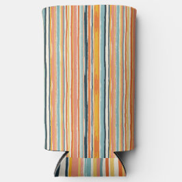 Enfriador De Latas Slim Boho Raya Vertical