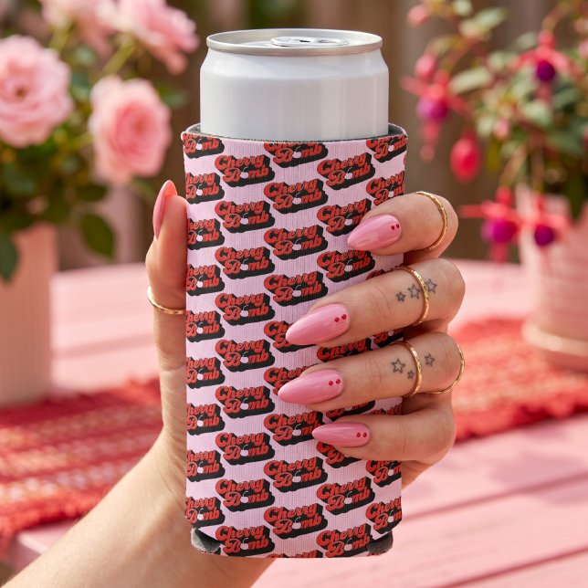 Enfriador De Latas Slim Bomba de Cereza (Subido por el creador)