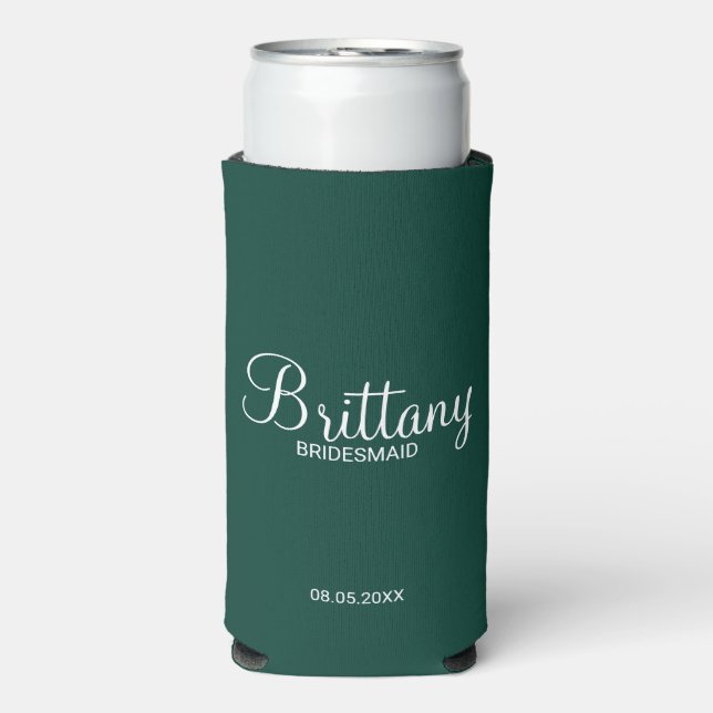 Enfriador De Latas Slim Bridesmaids Personalizada Moderna Se (Frente Agua con Gas)