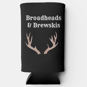 Enfriador De Latas Slim Broadheads y Brewskis pueden koozie