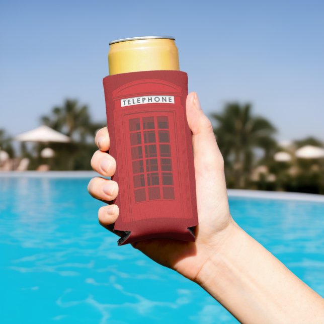 Enfriador De Latas Slim Cabina telefónica (Piscina in situ)