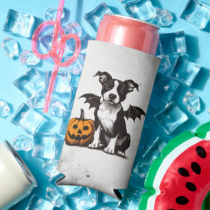 Enfriador De Latas Slim Cachorro de Halloween