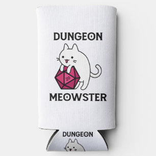 Enfriador De Latas Slim Calabozo Meowster Gato Divertido