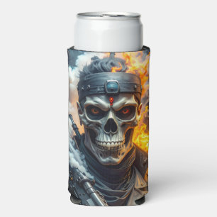 Enfriador De Latas Slim Calavera de la Muerte