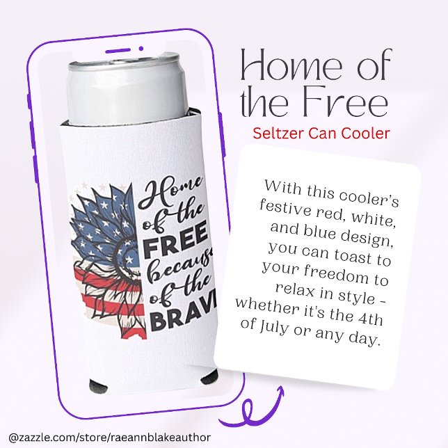 Enfriador De Latas Slim Casa del Refrigerador de bebidas de Free Seltzer (Subido por el creador)