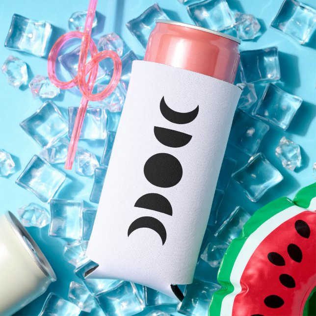 Enfriador De Latas Slim Celestial Moon Phases (Verano in situ)