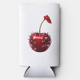 Enfriador De Latas Slim Cherry Rock Style Stainless Steel Flask